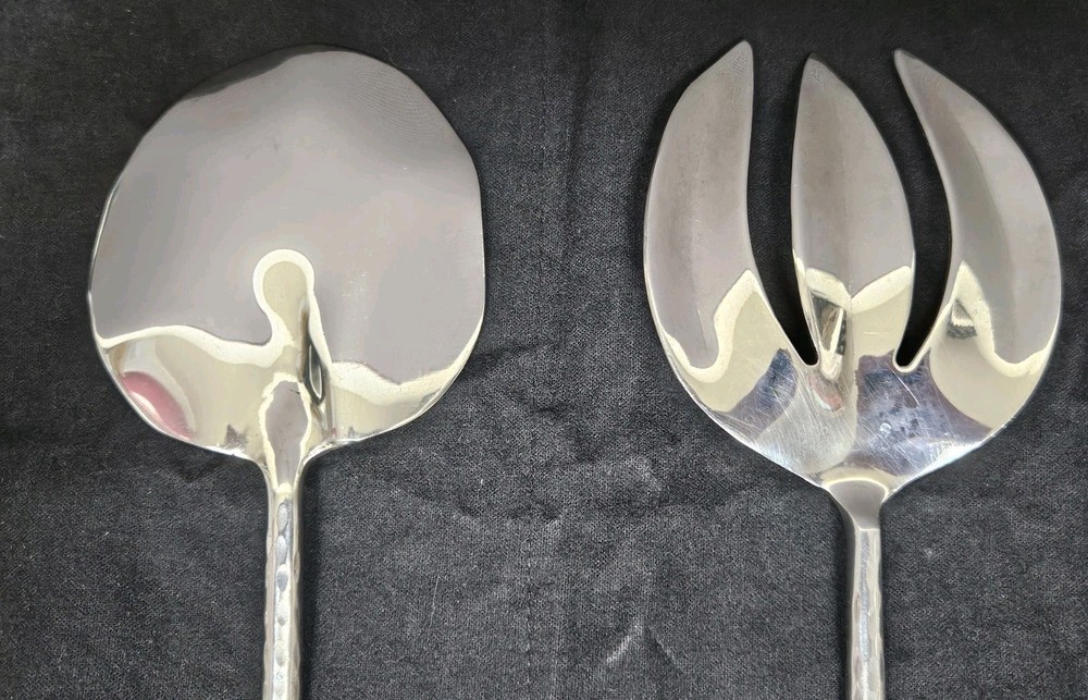 Michael Aram Serving Set Salad Fork And Spoon 13" Long