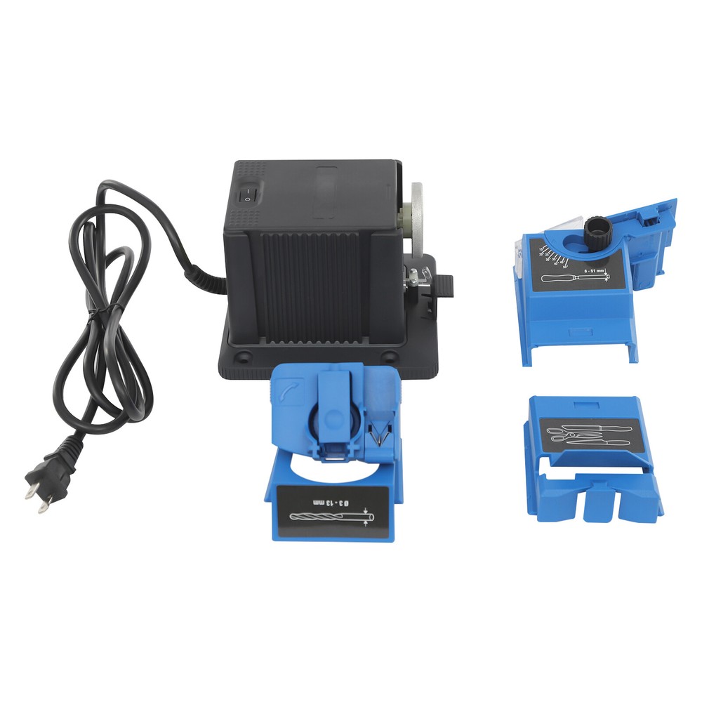 Electric Knife Sharpener Scissor Drill Chisel Sharpening Grinder Machine 3-13mm