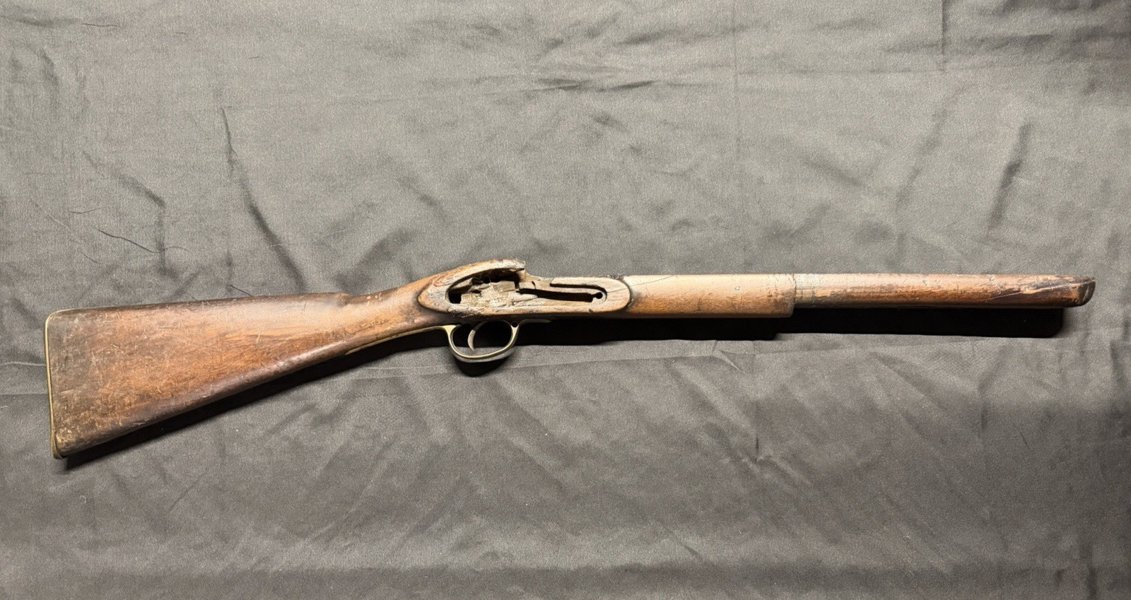 Civil War Era British P-1853 Enfield Damaged Sporterized Stock!