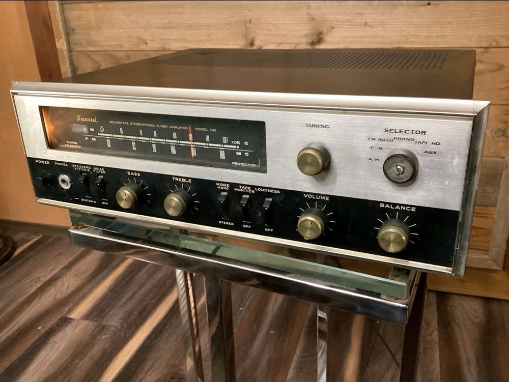 Vintage Sansui Model 400 Receiver  Fully Serviced