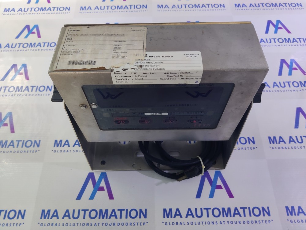 DIGTAL WEIGHT INDICATOR FOR DERRICK PYRAMID DISPLAY MSI 3550