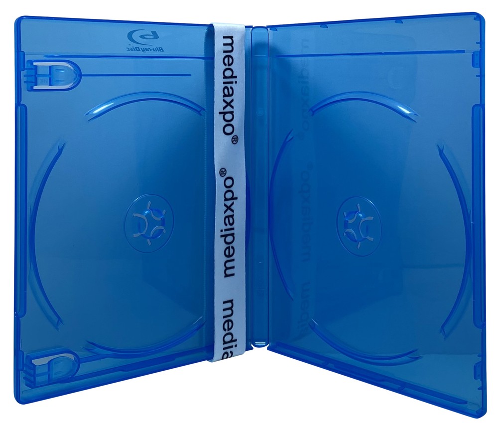 12mm Standard Blu-Ray 2 Discs DVD Case Lot