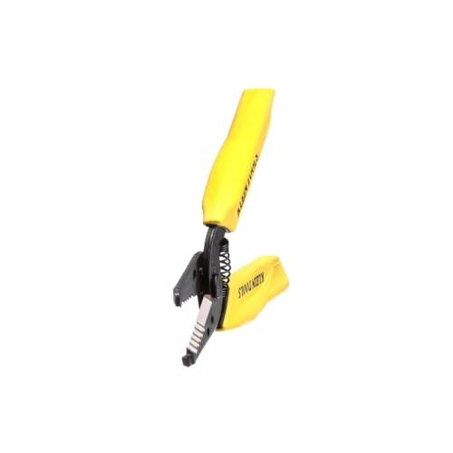 Klein Tools 11048 Dual Wire Stripper Cutter for Solid Wire, Small, Yellow