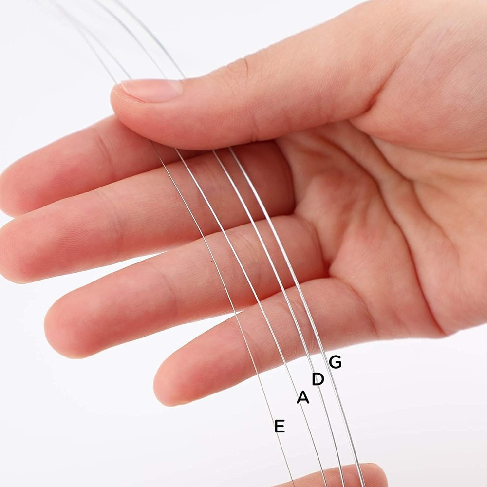 4/4 Violin String Universal Set Classic Silver String GDAE Steel Core with Ni...