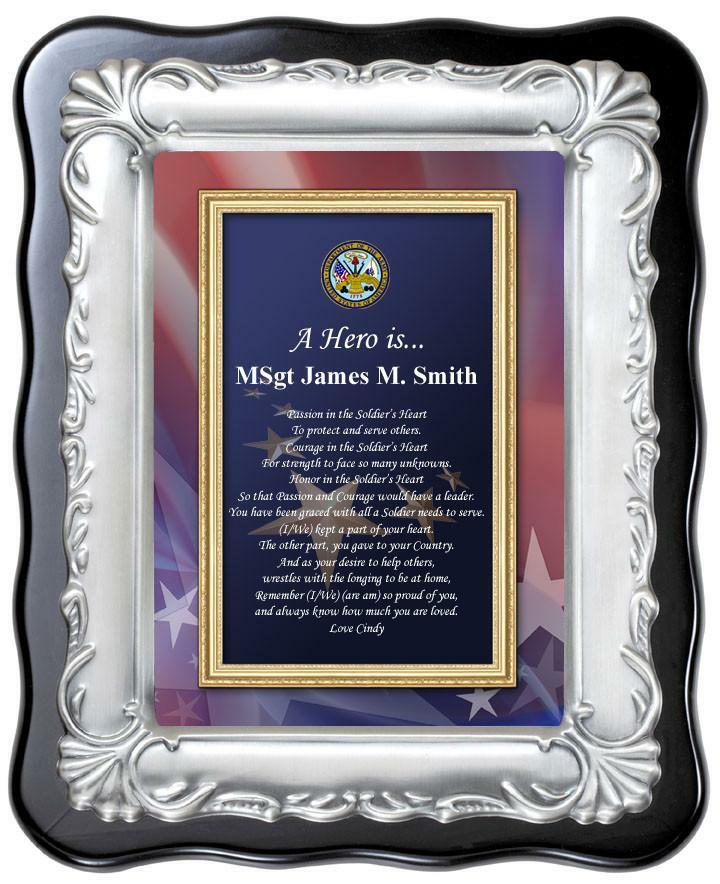 Military Army Plaque Poem