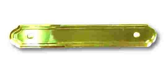 3-3/4" Pull Backplate In Bright Brass