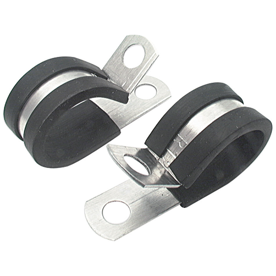 Allstar ALL18304, Set of 10 Zinc Aluminum Aluminum Line Clamps 5/8In 10Pk Perfor