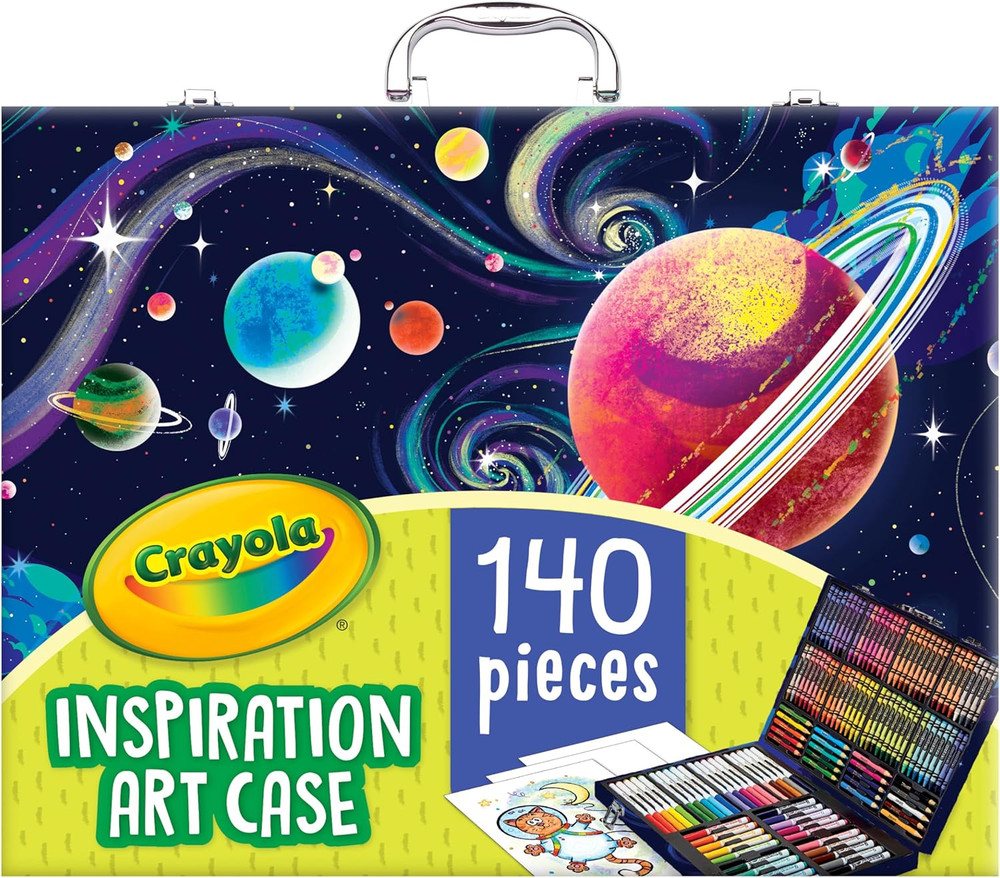 Inspiration Art Case Space Coloring Set (140Pcs), Essential Easter Basket Stuffe