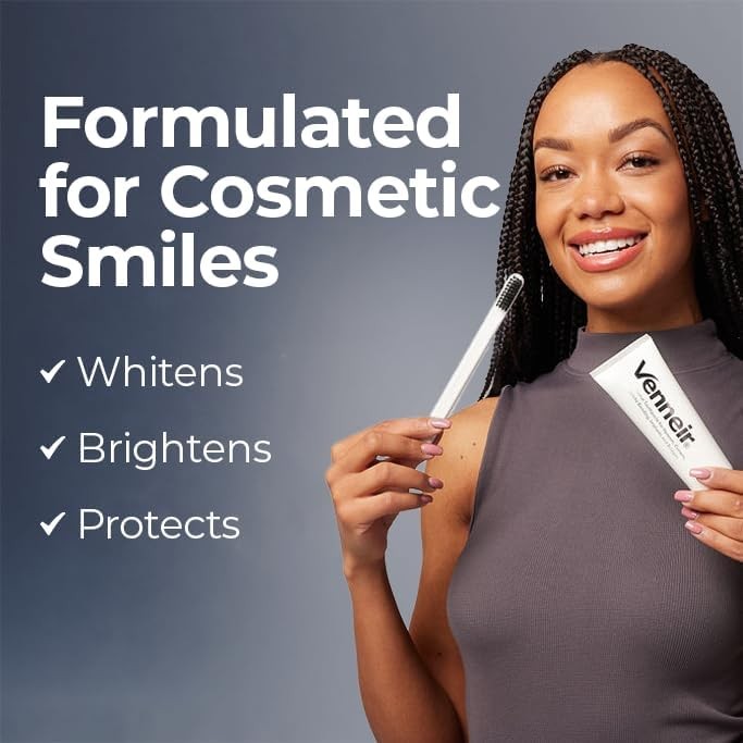 Venneir® Professional Toothpaste for Veneers, Implants, Bondings, Crowns &...