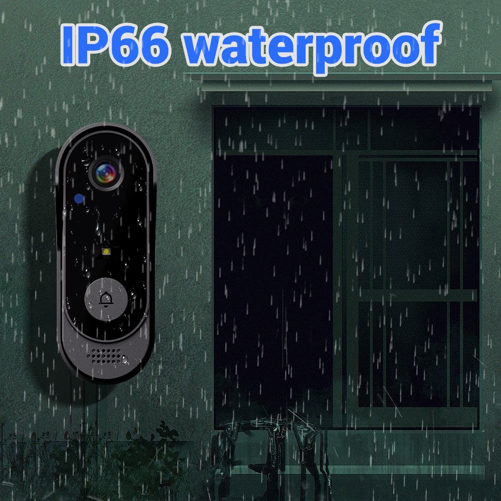 Video Doorbell 1080P Camera Night Vision Motion Detection Wireless Intercom Bell