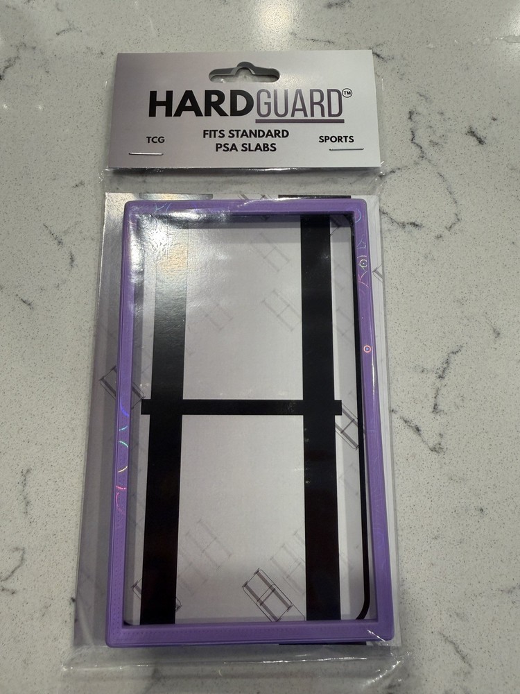 PSA Slab Protectors Case Bumper Guard Hard Guard TCG Pokemon Sports Light Purple