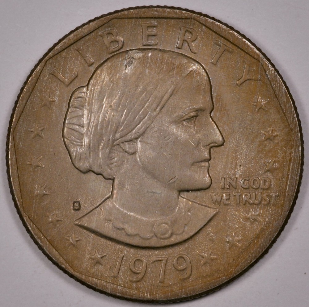 $1 1979 S SBA uncirculated, toned (E9)