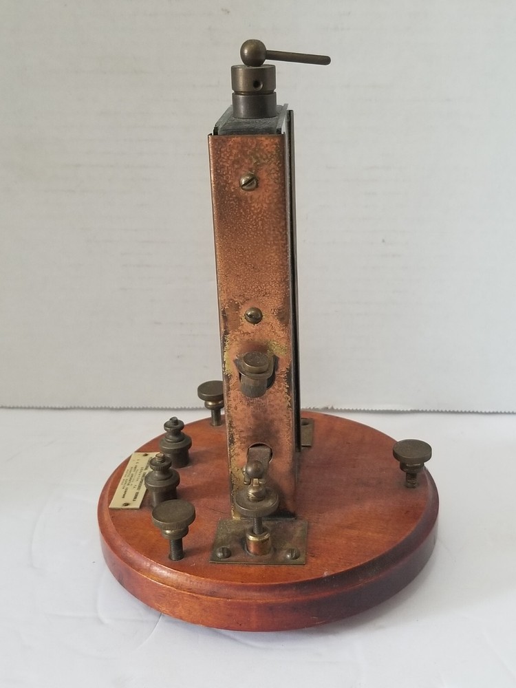 Antique Measuring Instrument L.E. Knott Apparatus Co. Galvanometer