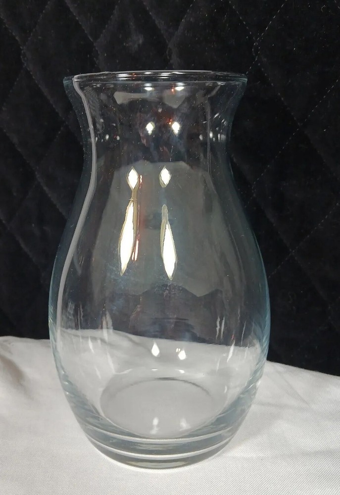 Vintage Curved Glass Vase