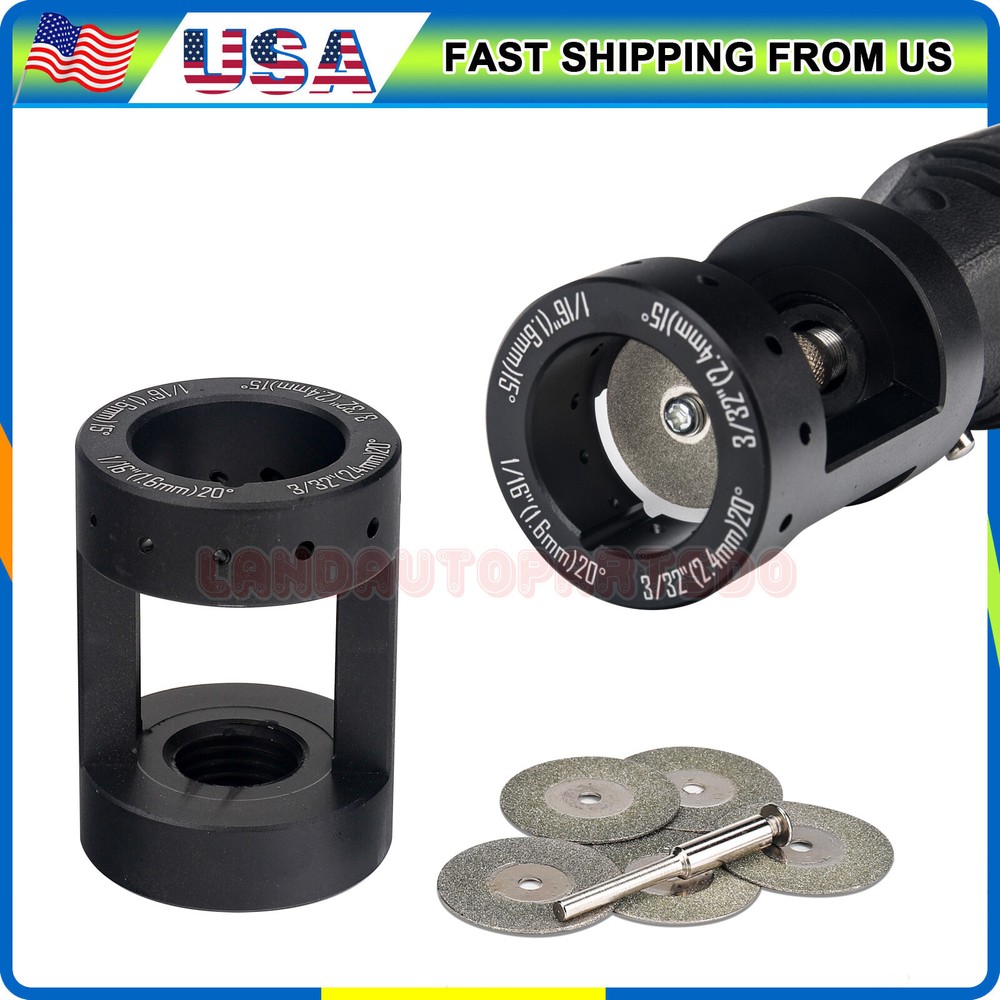 Tungsten Electrode Sharpener Grinder Multi-Angle & Offsets Tool TIG Welding