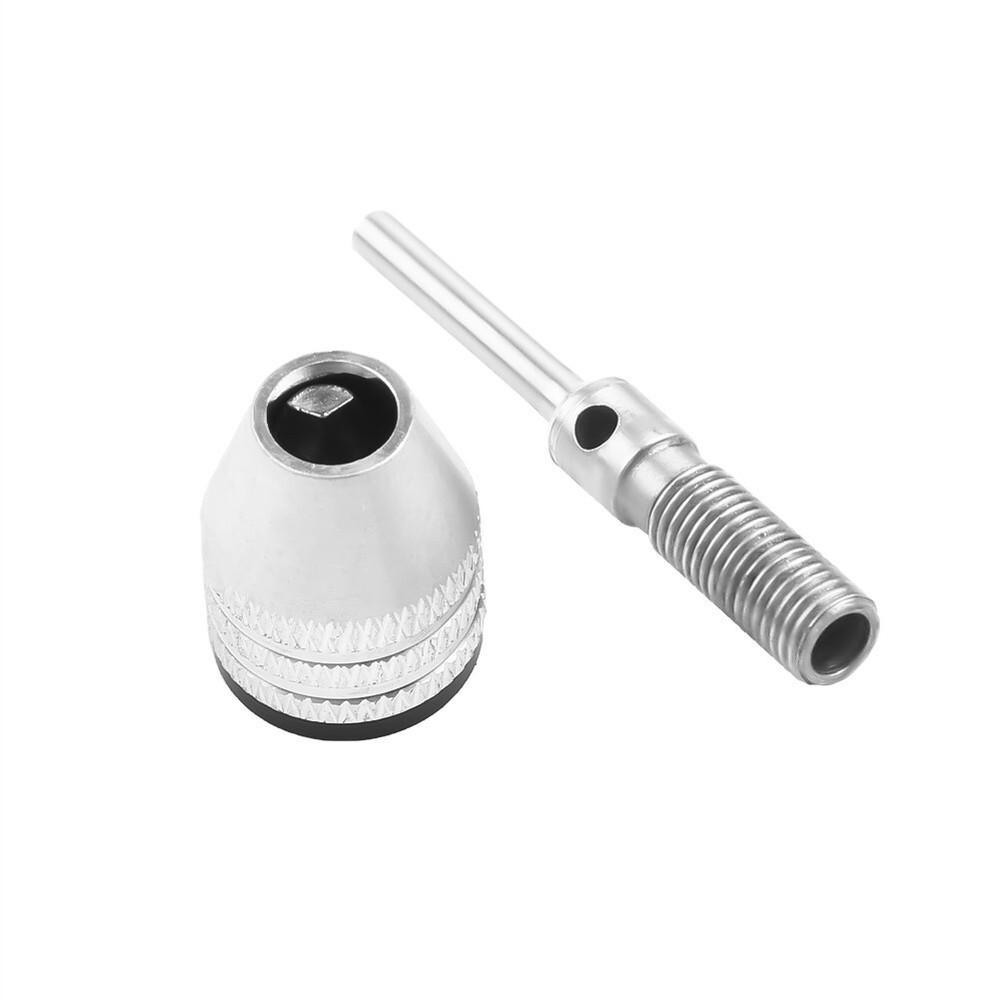 Hex Shank Quick Change Keyless Drill Chuck Adapter Converter for Unlimited Use