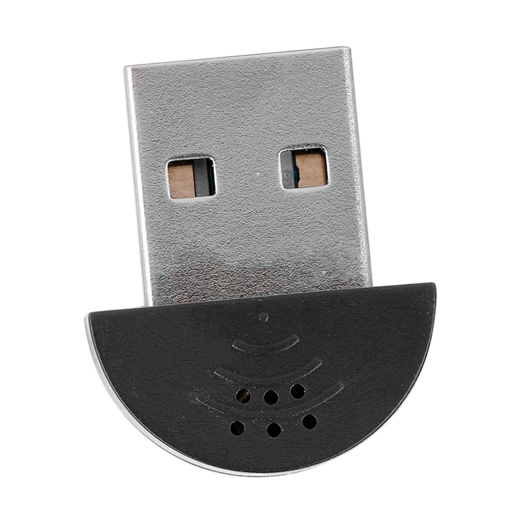 USB Mini Studio Speech Microphone Recording Audio MIC Adapter For Computer PC
