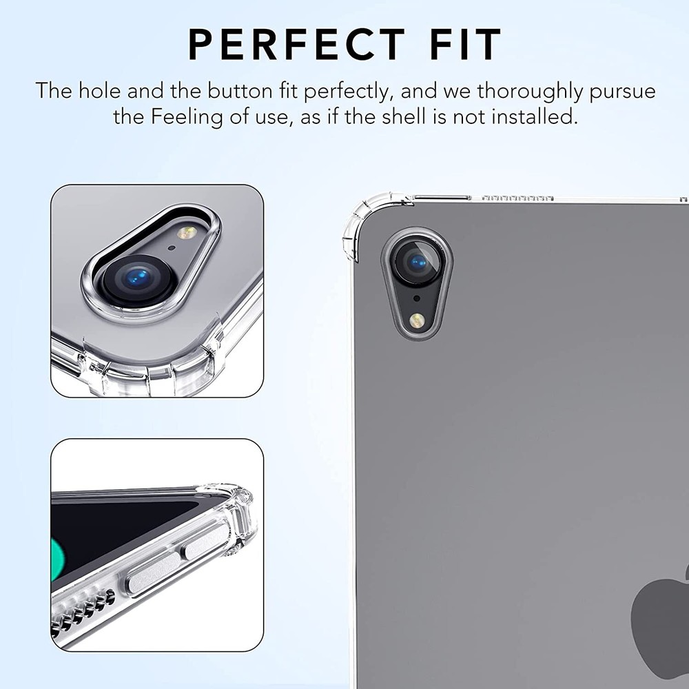 Clear Case For Apple iPad mini 6th Generation Rugged Armor Shockproof Cover