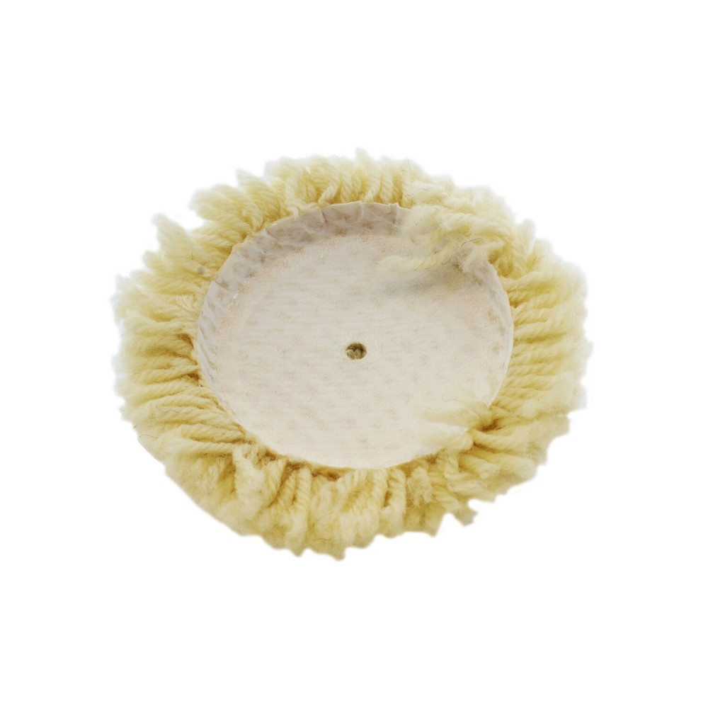 Wizards Products 11251 Wool Mini Buffing Pad, 3"