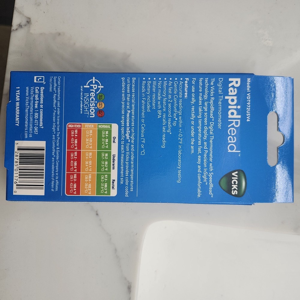 Vicks Rapid Read Digital Thermometer – Fast Accurate Temperature
