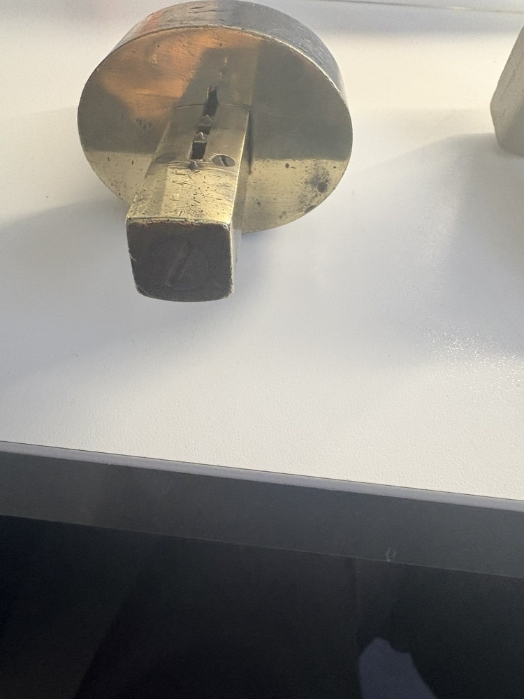 VINTAGE EBONY MORTICE GAUGES