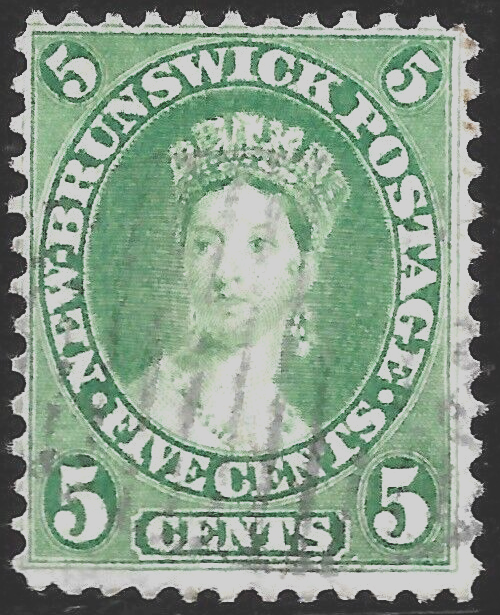 1860 CANADA NEW BRUNSWICK SC#8a🔥🔥USED