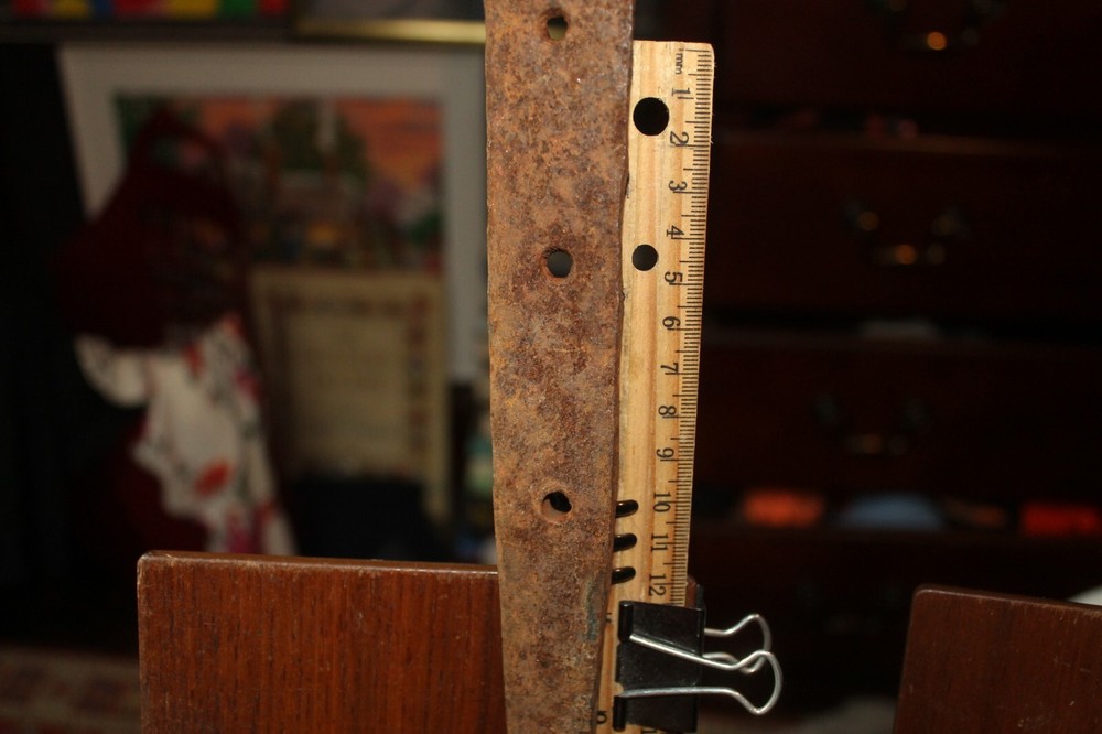 Antique Blacksmith Made Strap Hinge 16-1/2" AS IS for 1/2" Post