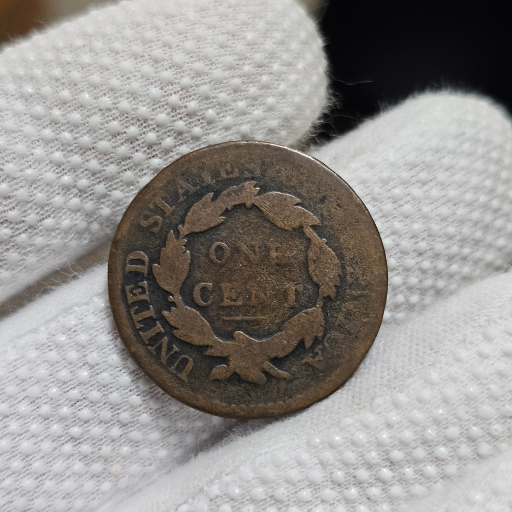 1816 Large Cent N.2 Completely Rotated Reverse Rare Error Coin