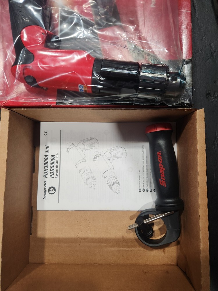 NEW snap on 1/2" Capacity Reversible Drill (Red) pdr5000a air drill