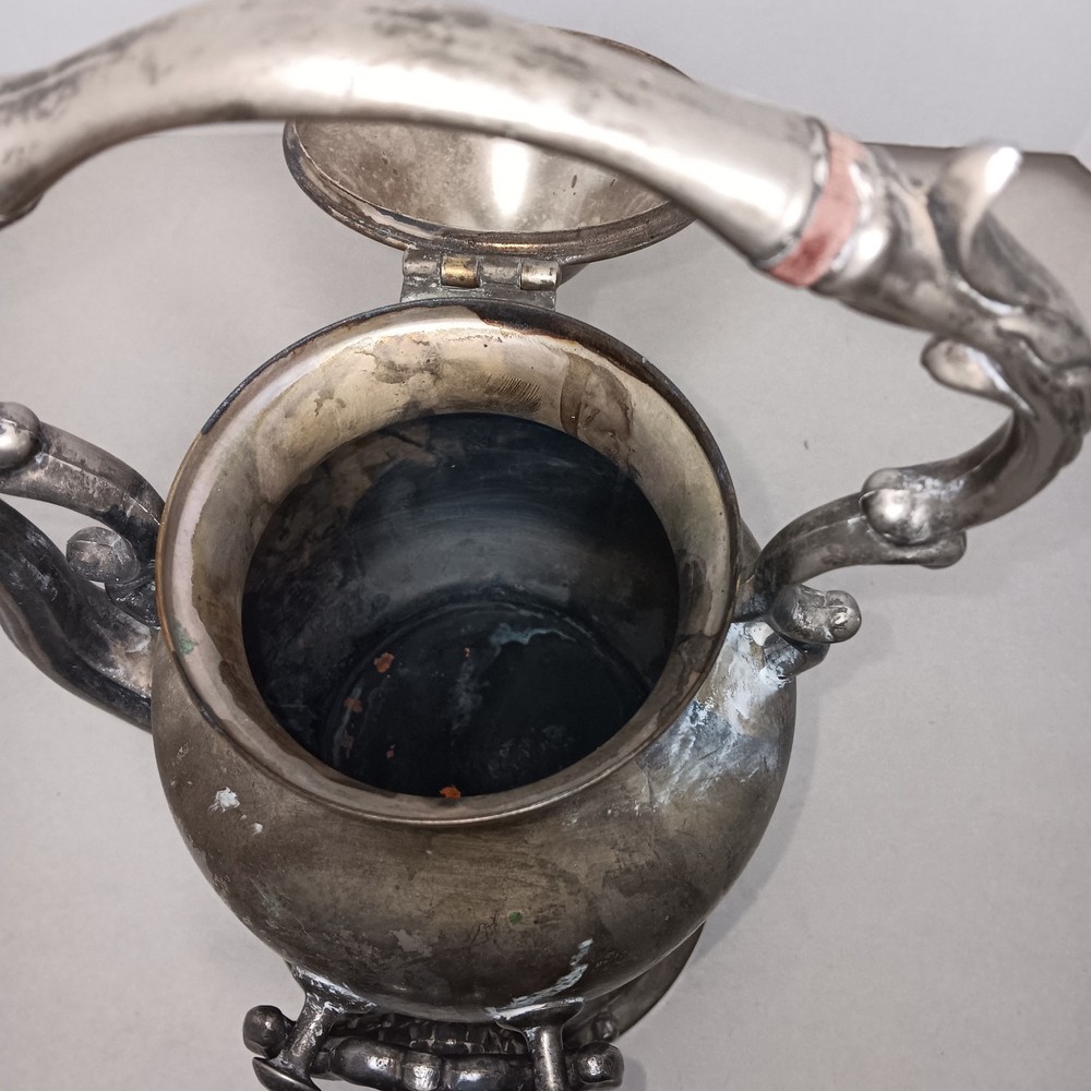 Vintage Teapot with Stand and Wick