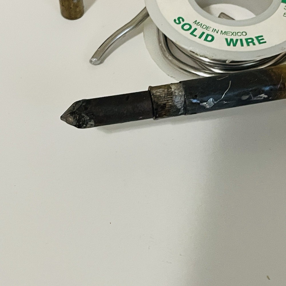 Vintage Black & Decker Soldering Iron No. 7989 W/ Extra Tip & Solid Wire