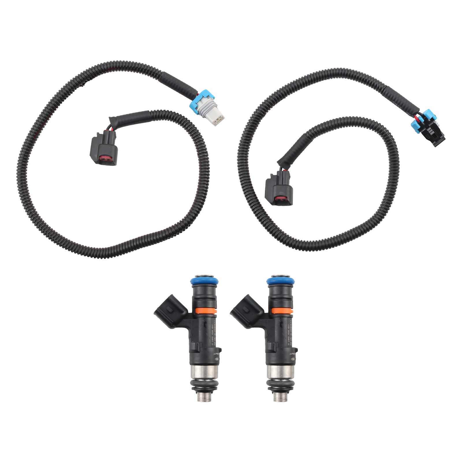 2 Pairs Fuel Injectors For Polaris Ranger 800 XP 800 4X4 2012-13 1204318 1204319