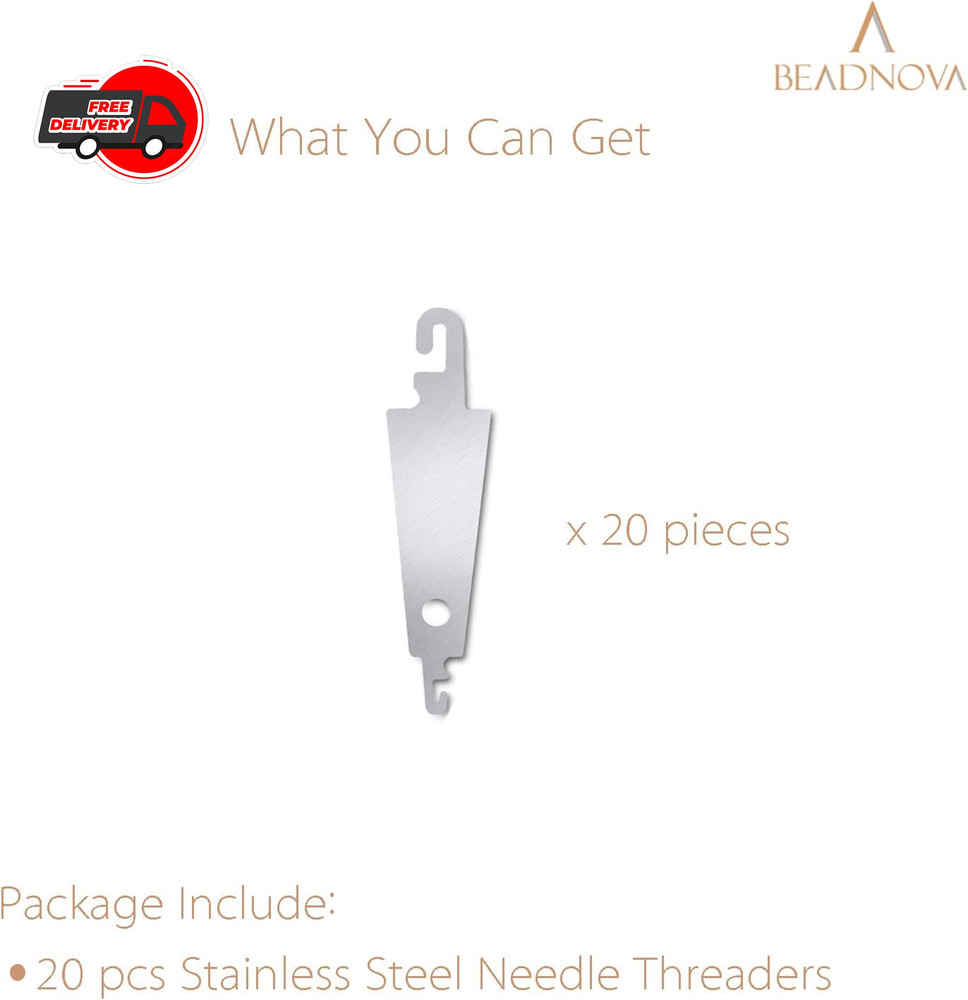 Needle Threaders 20Pcs Stainless Steel Sewing Needle Threader Tool Needle Thread
