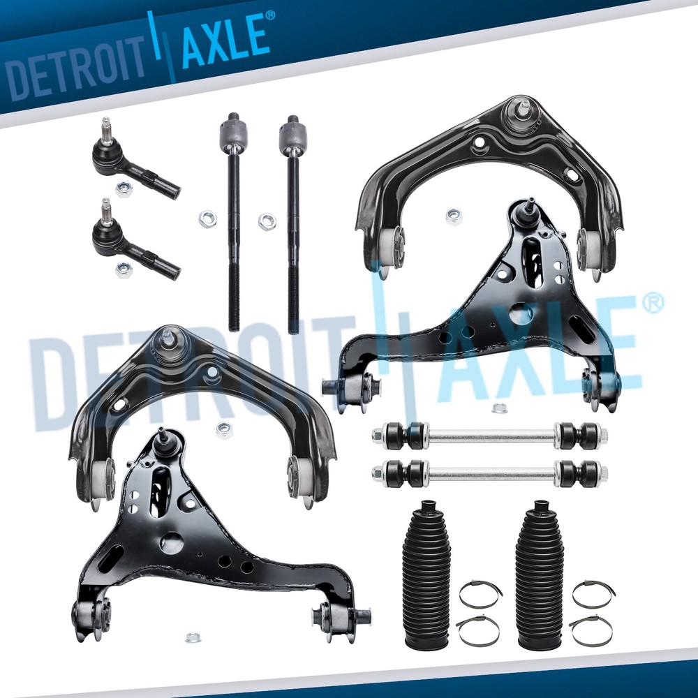 12pc Front Upper Lower Control arm Ball Joint Kit for 2006-2010 Ford Explorer