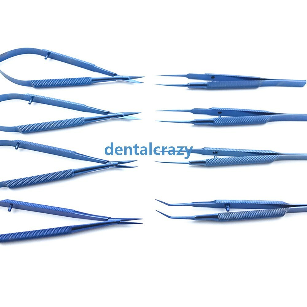 Titanium Ophthalmic Microsurgical Instruments Scissors/Needle Holders /Tweezers
