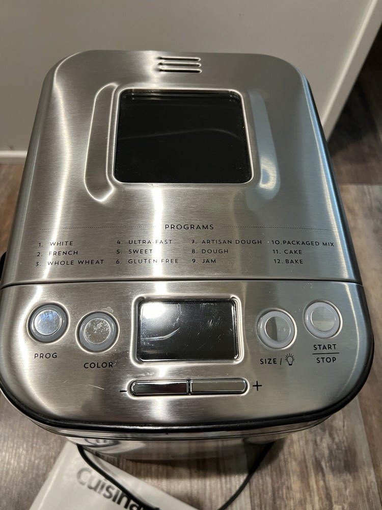 Cuisinart Compact Automatic Bread Maker / Machine StainlessSteel CBK-110