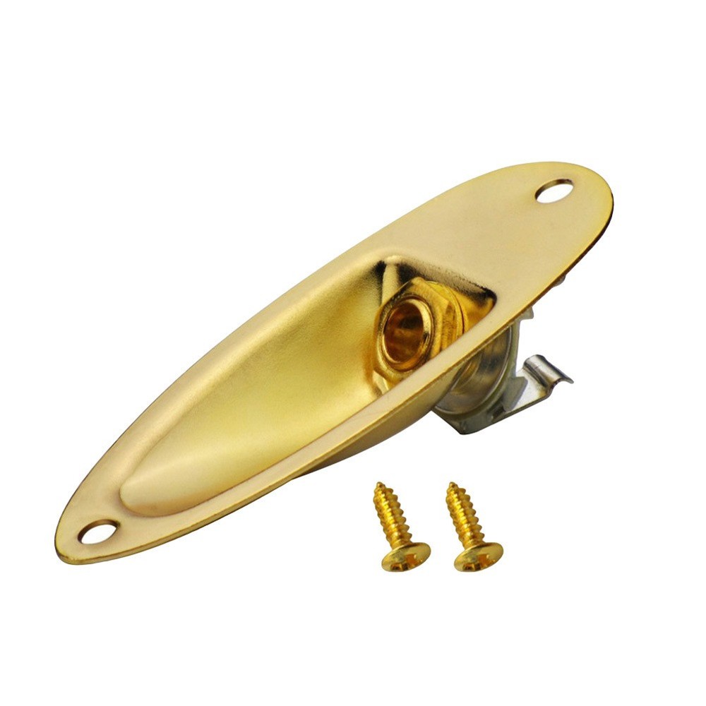 Loaded Boat Style Guitar Pickup Output Input Jack Plug Socket For FD Strat m