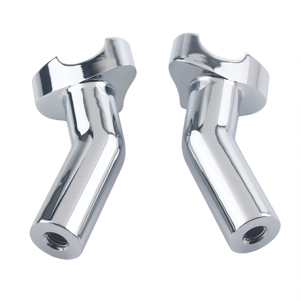 4.5" Pullback Handlebar Risers For Harley Dyna Wide Road Glide Softail Chrome