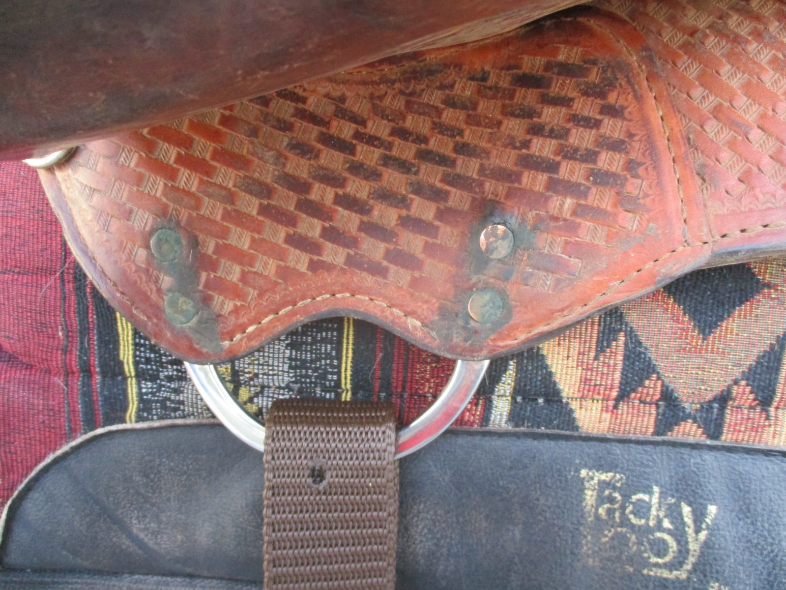 15'' FQH BARS #425 DAKOTA SADDLERY WESTERN BEAR TRAP BARREL SADDLE