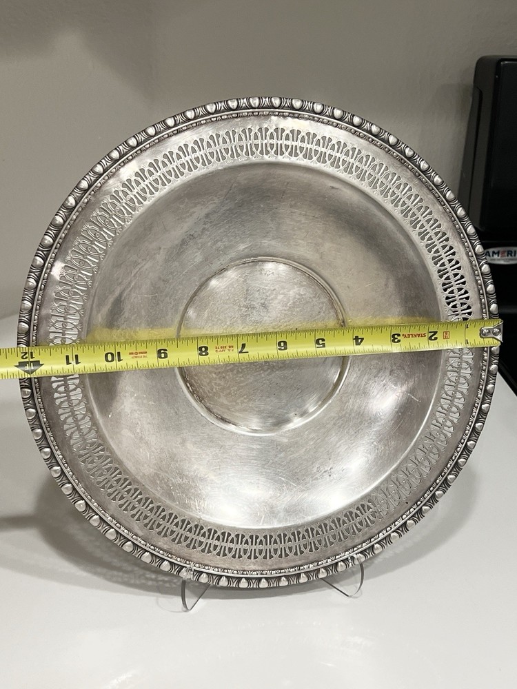 Rogers Large Silver Plate Tray