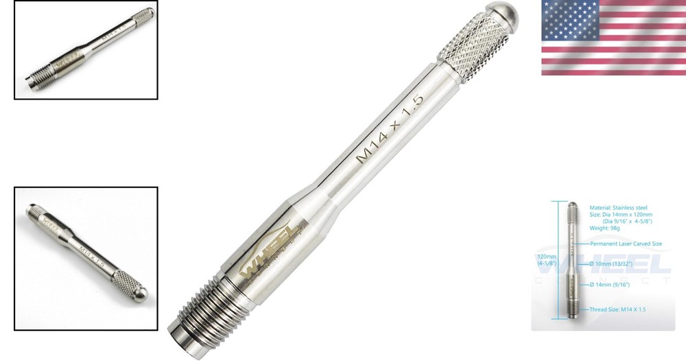 Lightweight M14X1.5 Wheel Alignment Guide Studs for Effortless Tire Changes