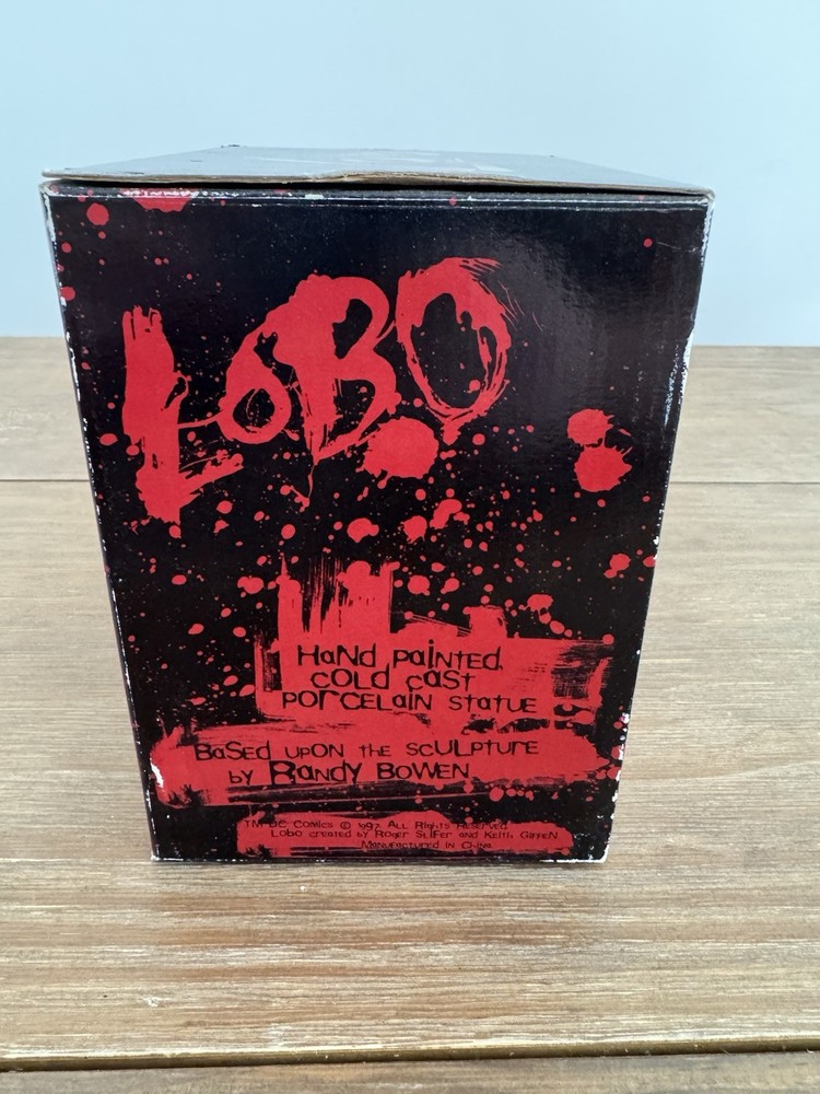Lobo Mini Statue By Randy Bowen (1997)