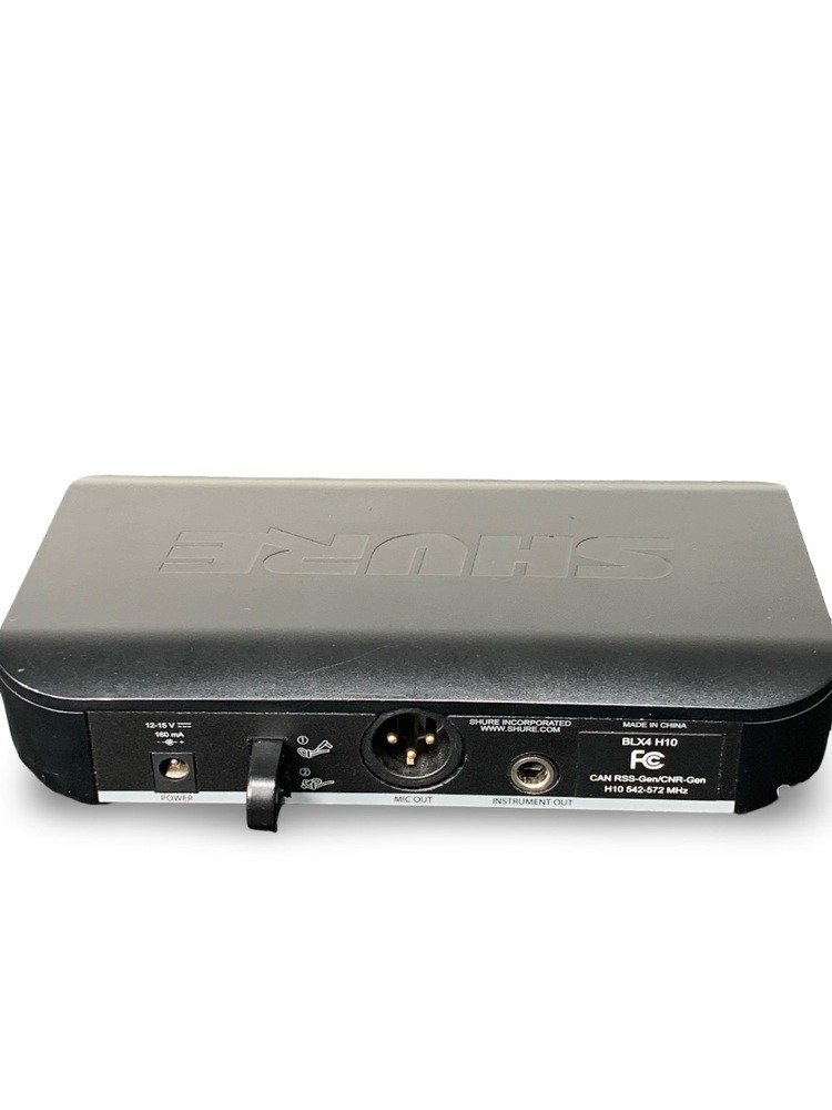 Shure BLX4/BLX2 – Receiver & Handheld Mic – Tested