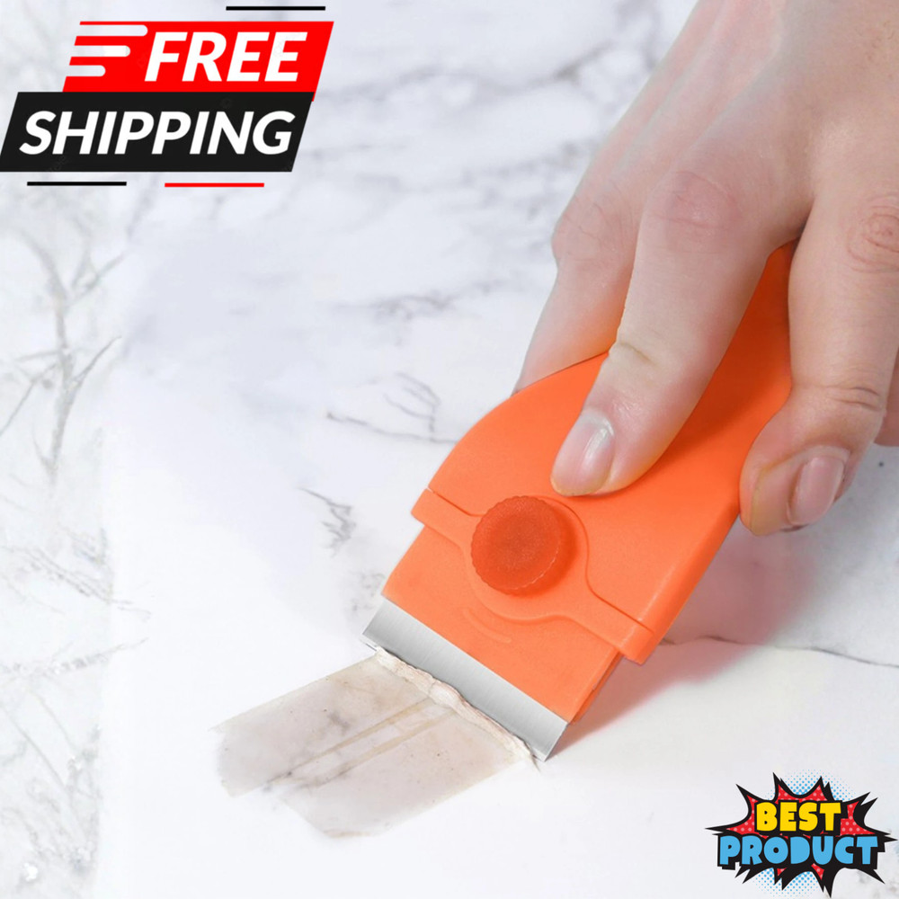 1pc Portable Multifunctional Cleaning Scraper Kitchen Bathroom Household Scraper