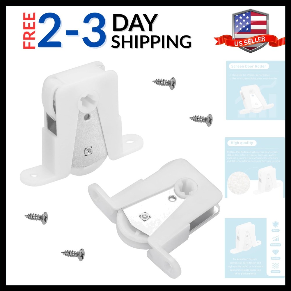 Sliding Screen Door Rollers Replacement Kit Fit for Andersen Part Before 1991...