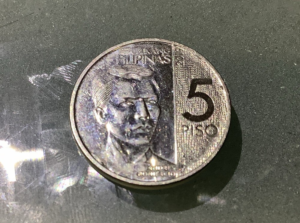 Philippines 5 Piso 2019 Circulated