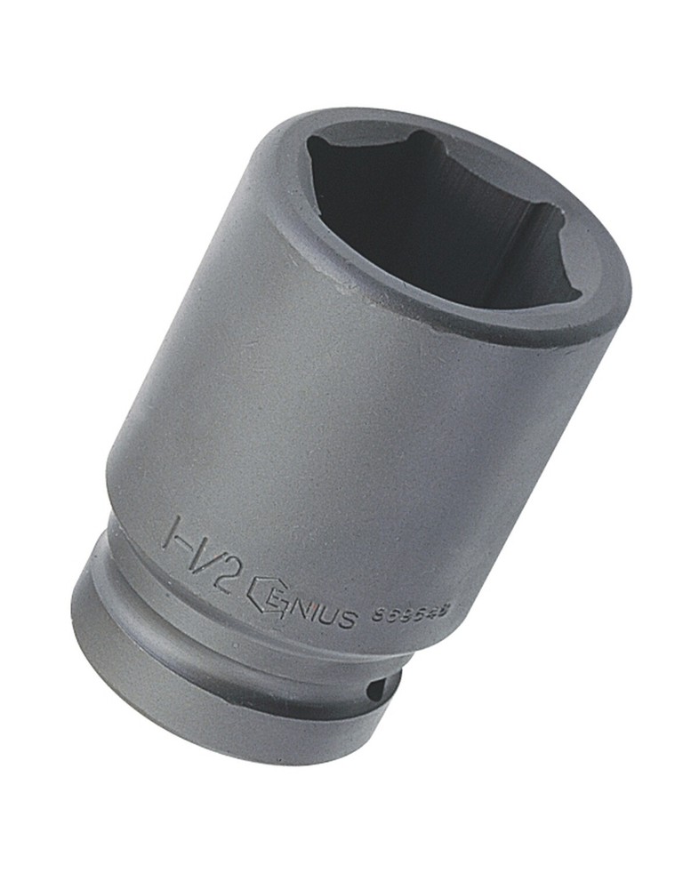 Genius Tools 1" Dr. 1-1/4" Deep Impact Socket (CR-Mo) - 869540