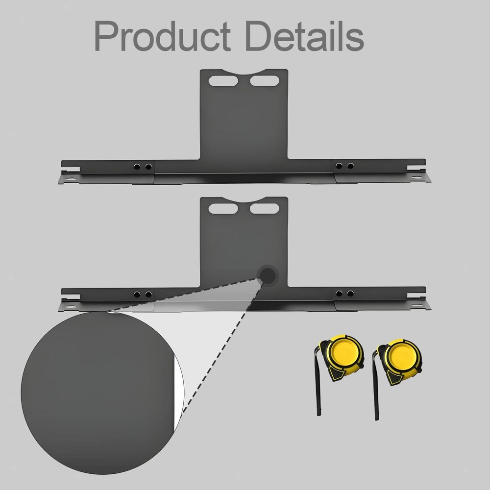 2 Pieces Wheel Alignment Tool Sturdy Accessory Durability with Tape Measures