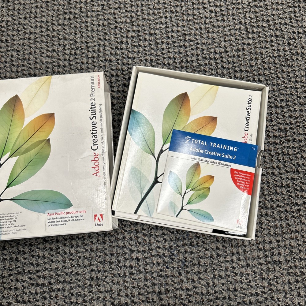 Adobe Creative Suite 2 CS2 Premium (Mac) - Full 6-Disc Set (with Serial Number)