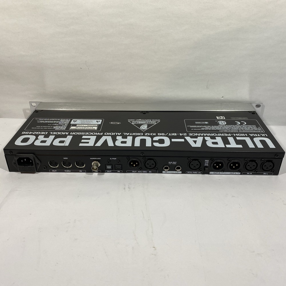 Behringer Ultracurve Pro DEQ2496 2-channel Equalizer and Mastering Processor